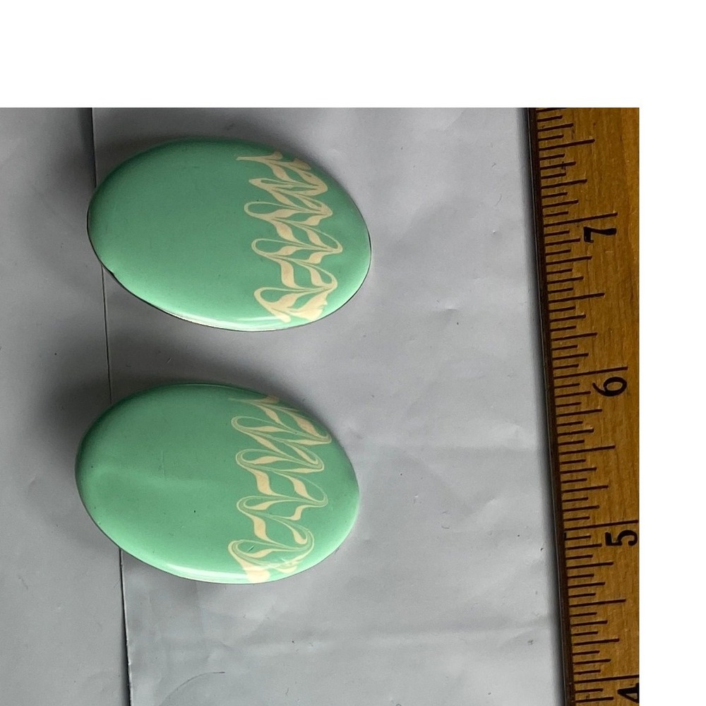 Oval Silver Tone Metal‎ Buttons Set of 2 Sewing Craft Supplies
